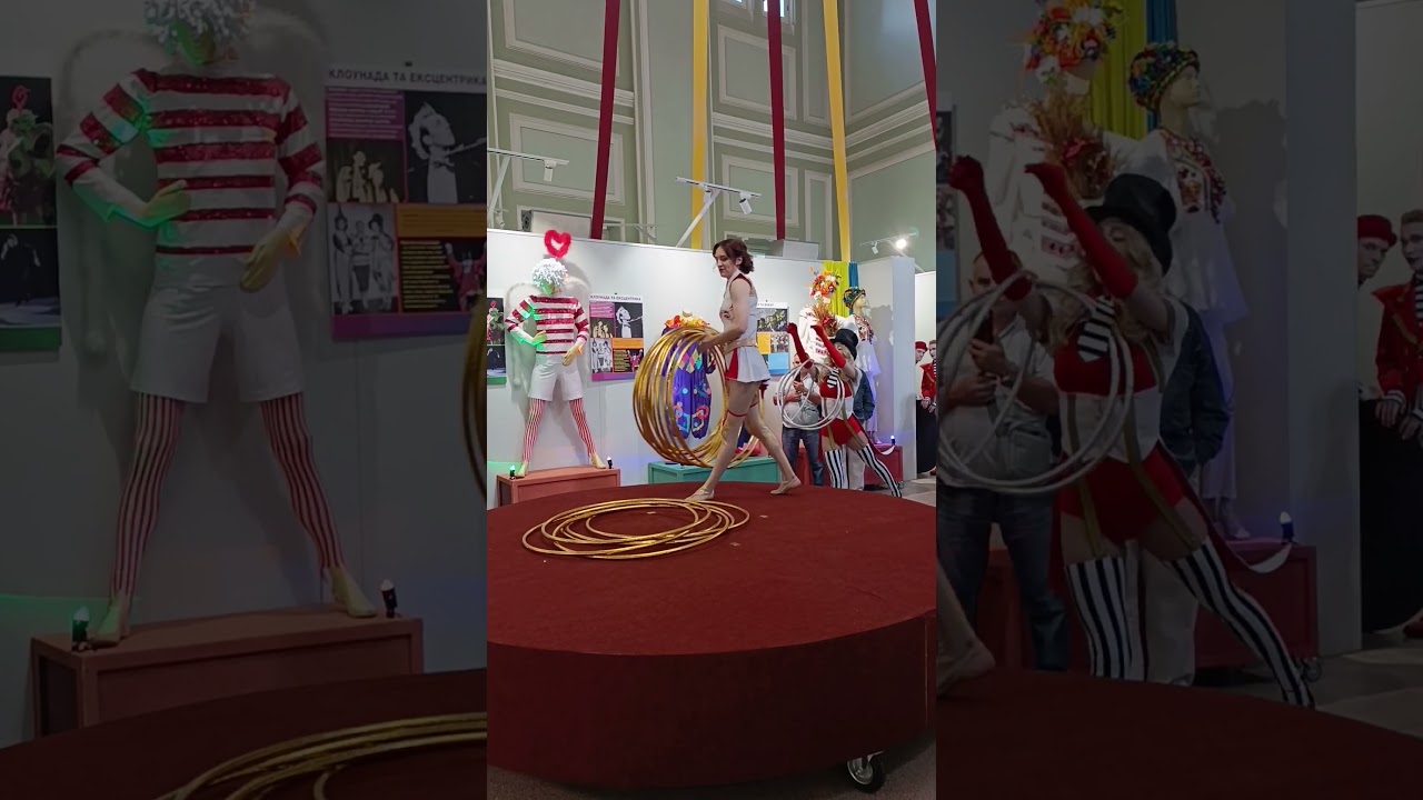 Виступ на презентації виставки “Перформативне мистецтво. Цирк.” #ukraine #цирк