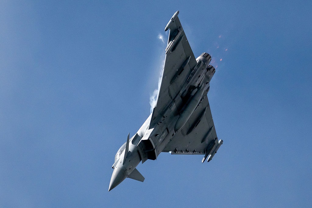 Британські Тайфуни здійснили перше патрулювання в небі над Польщею