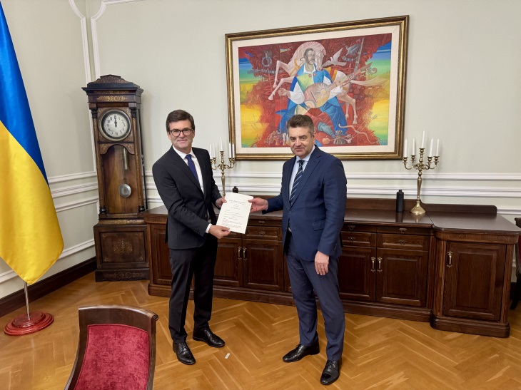 Новий посол Німеччини взявся до роботи в Києві