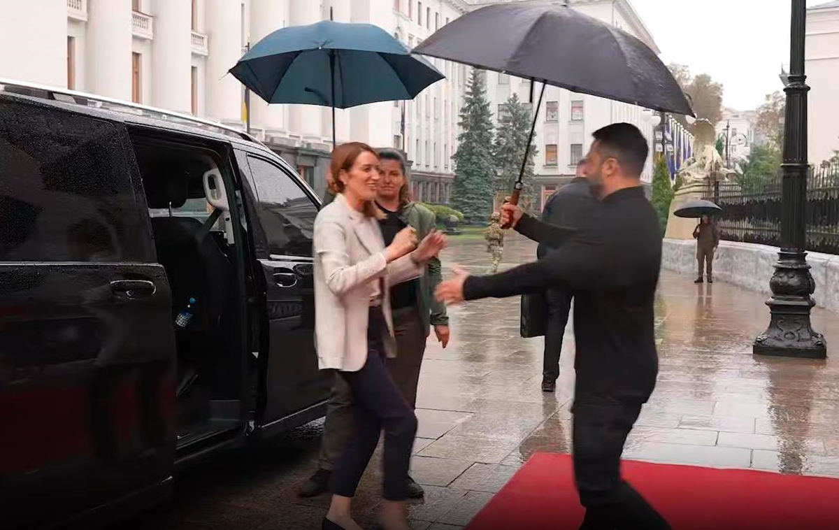 Зеленський зустрівся з головою Європарламенту