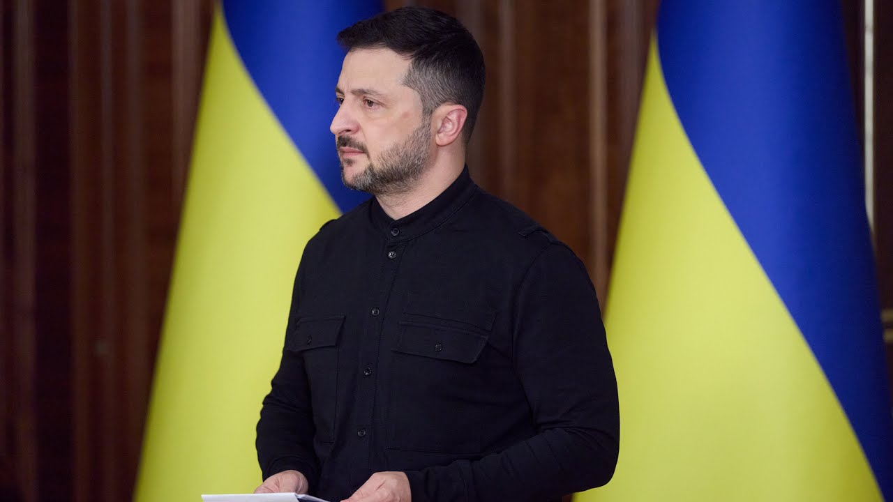 Брифінг Президента України Володимира Зеленського