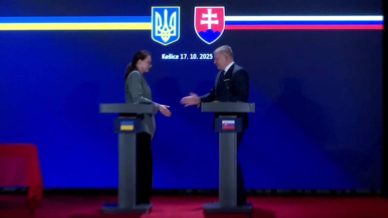 17.10.2025 Заяви Ю. Свириденко та Р. Фіцо для представників медіа