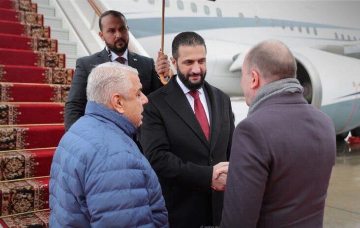 Новий лідер Сирії вперше прибув до Москви