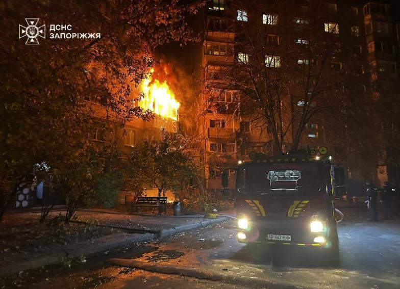 Новини України - У Запоріжжі через обстріл постраждали 13 людей