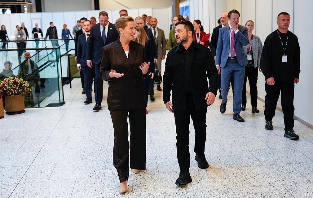 Зеленський прибув у Данію на саміт Євроспільноти