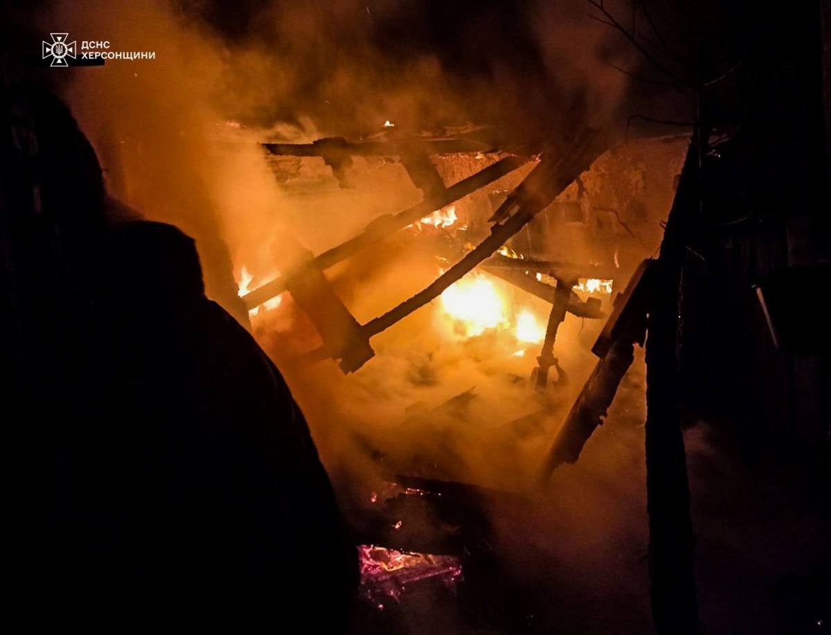 Відомі наслідки нічного обстрілу у Херсоні